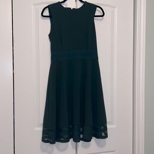 Forest gree Calvin Klein midi dress